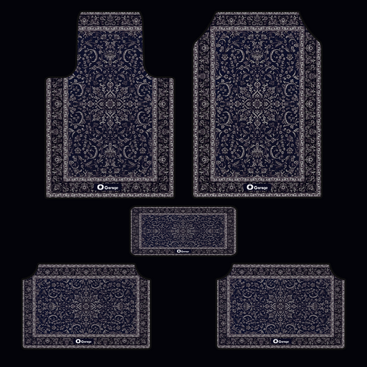 Dynamic blue Arabian Car Mats