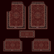 Red Arabian Car Mats