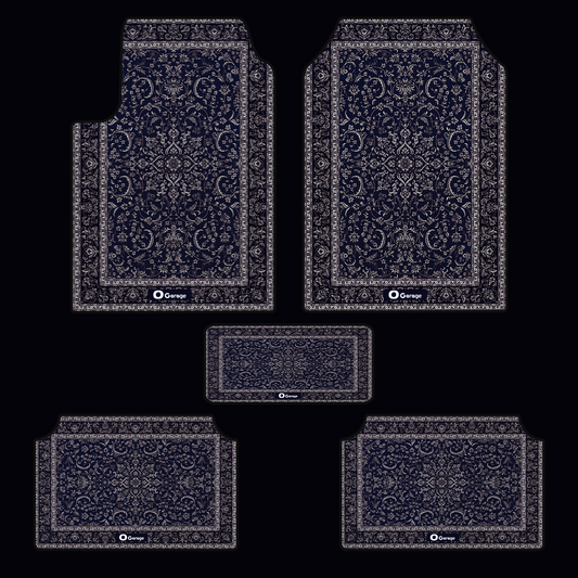 Dynamic blue Arabian Car Mats